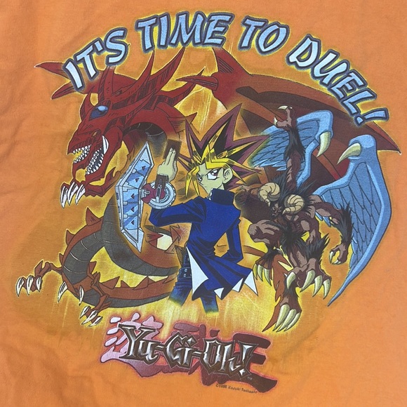 Vintage kazuki takahashi 1996 yu gi oh TEE Kid’s Size Large T-shirt